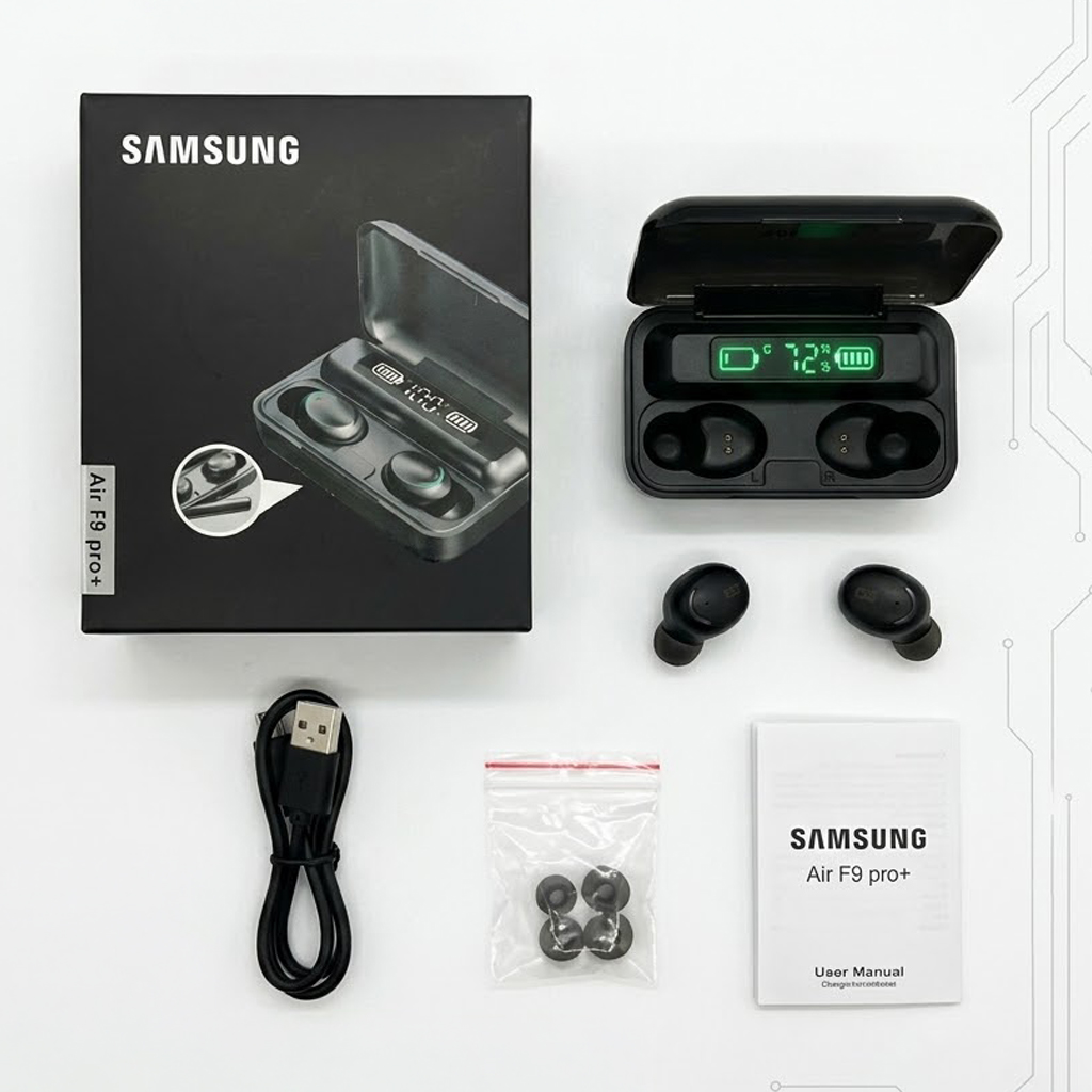 Samsung F9 Pro Plus Airpods